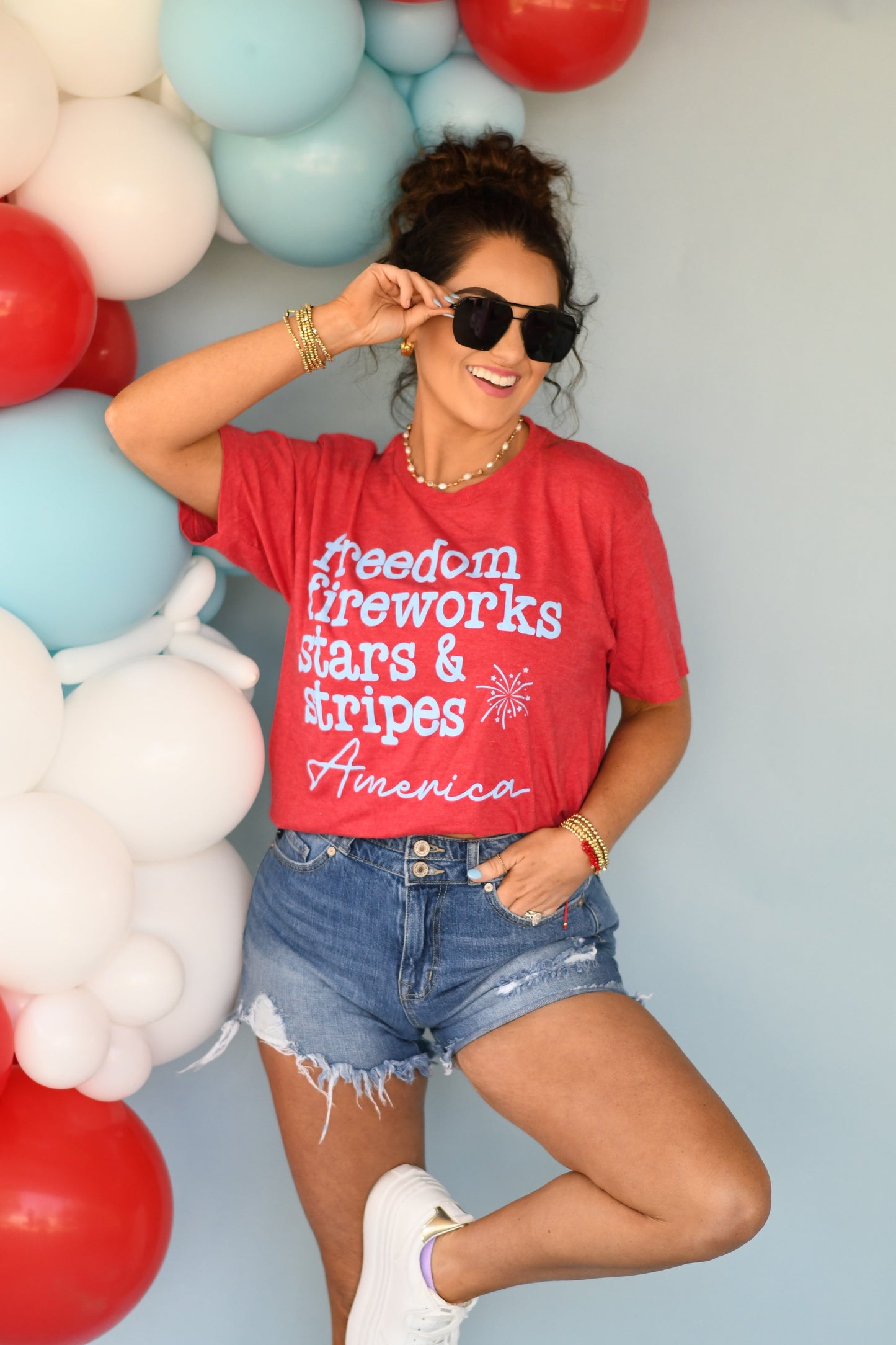 RTS Freedom Fireworks Stars & Stripes Tee