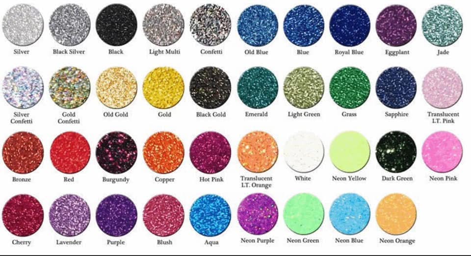 puff transfers- puff/glitter