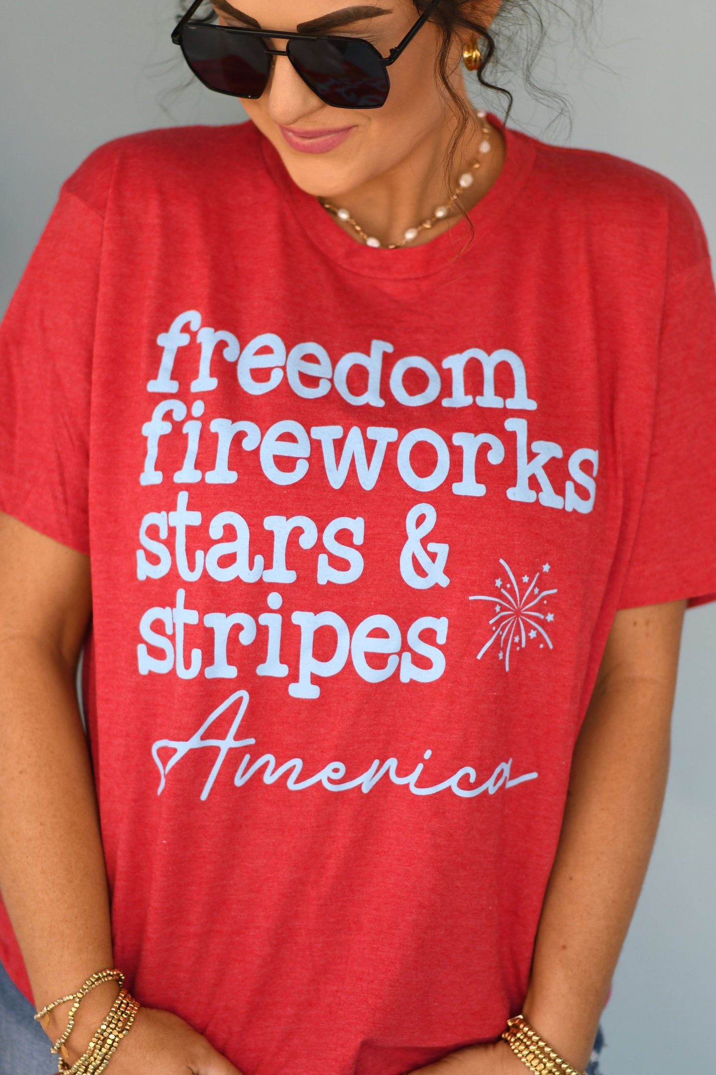 RTS Freedom Fireworks Stars & Stripes Tee
