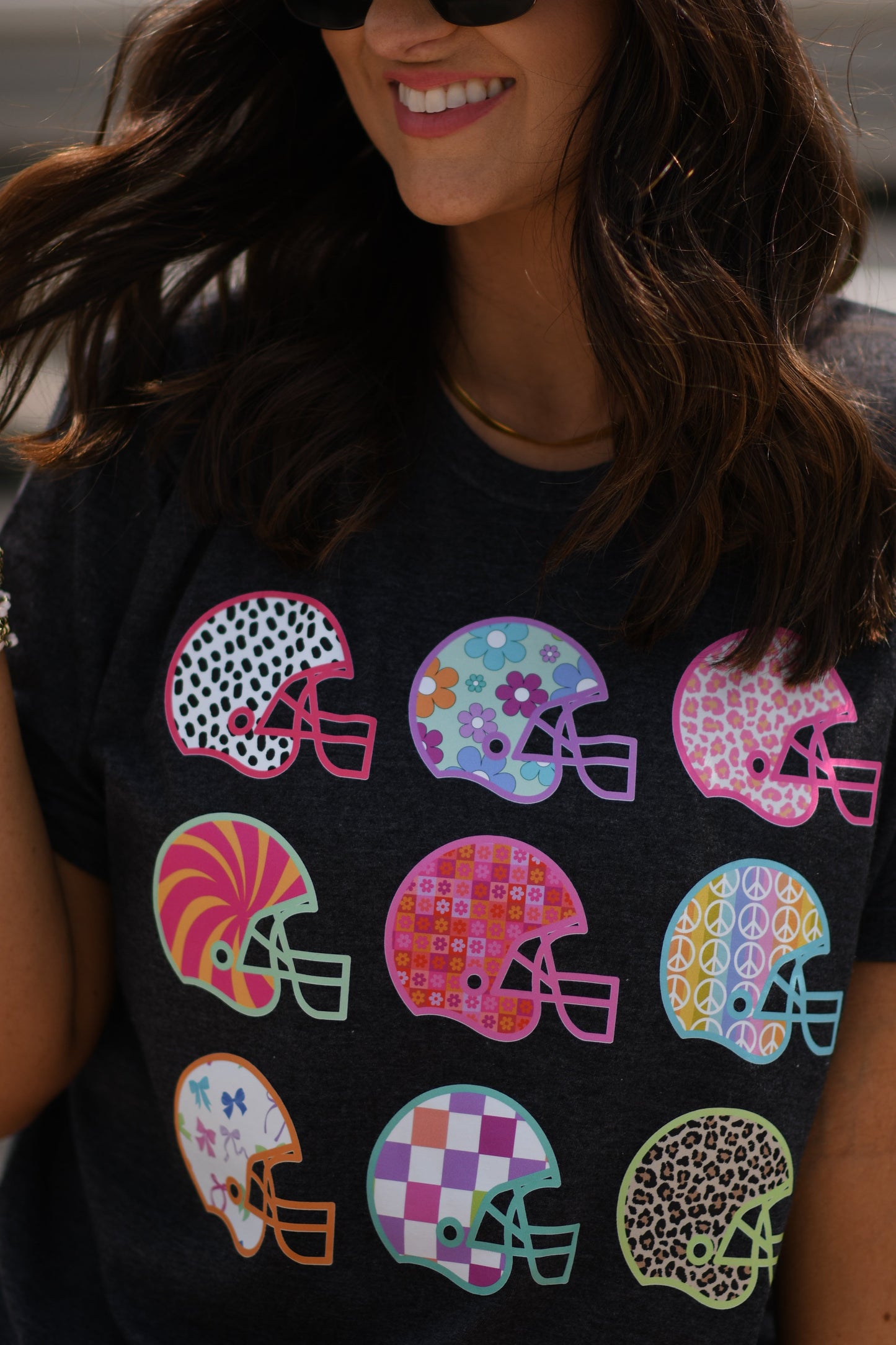 **SALE** RTS Neon Funky Helmets Tee