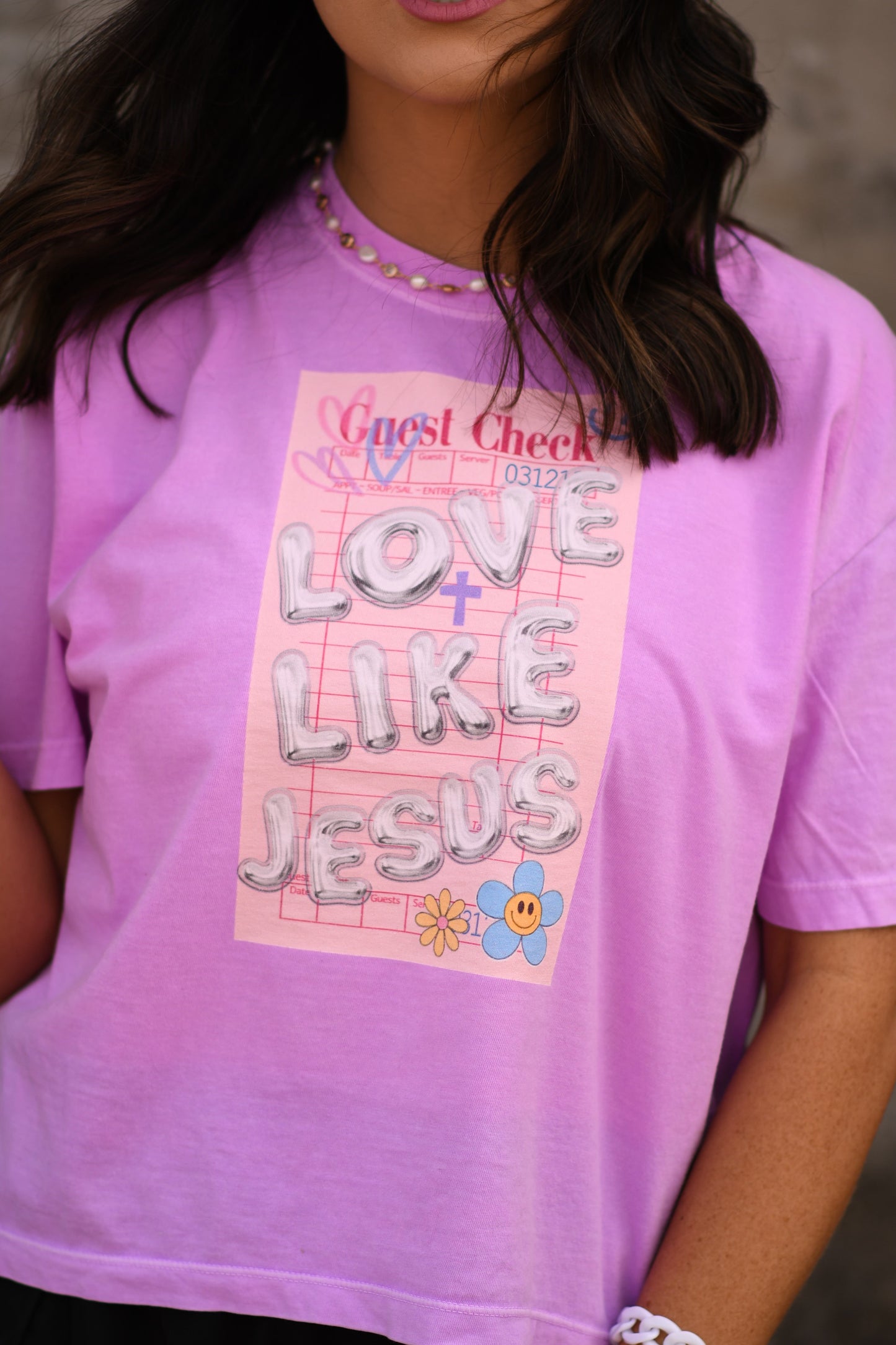 Love Like Jesus Crop/Tee