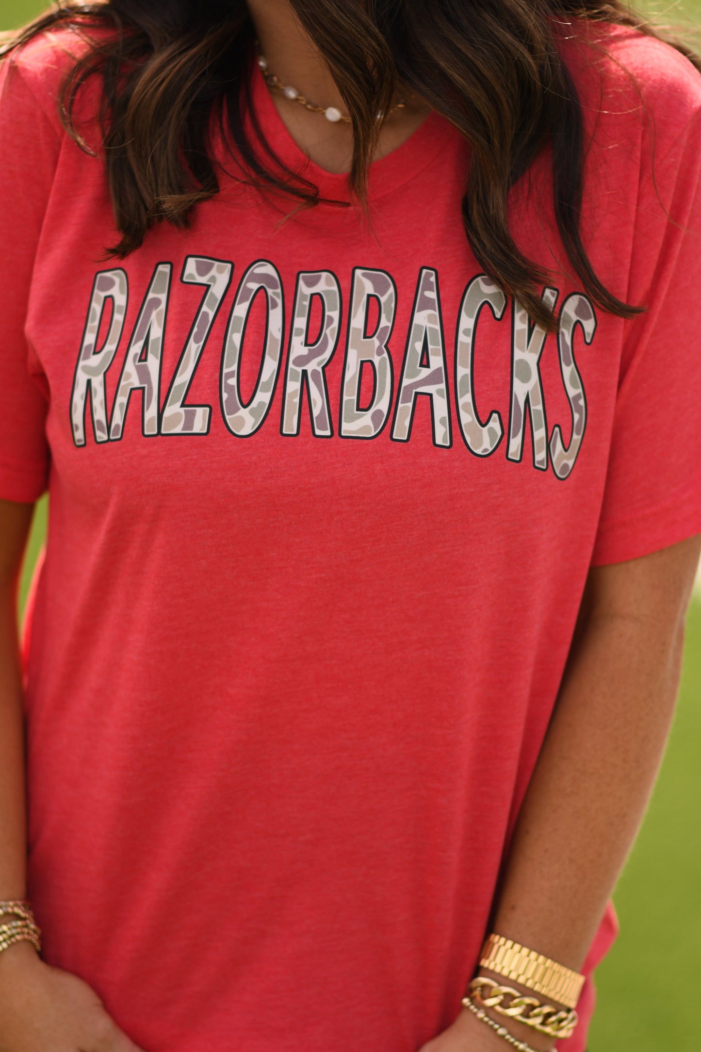 Razor Backs Camo Tee