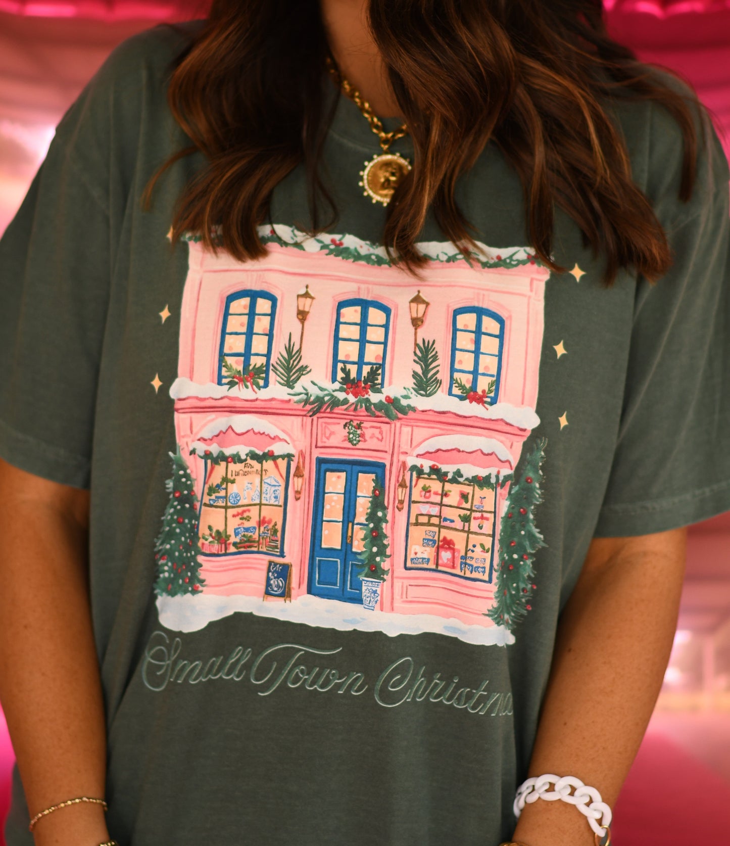 Small Town Christmas Tee/Long Sleeve Tee