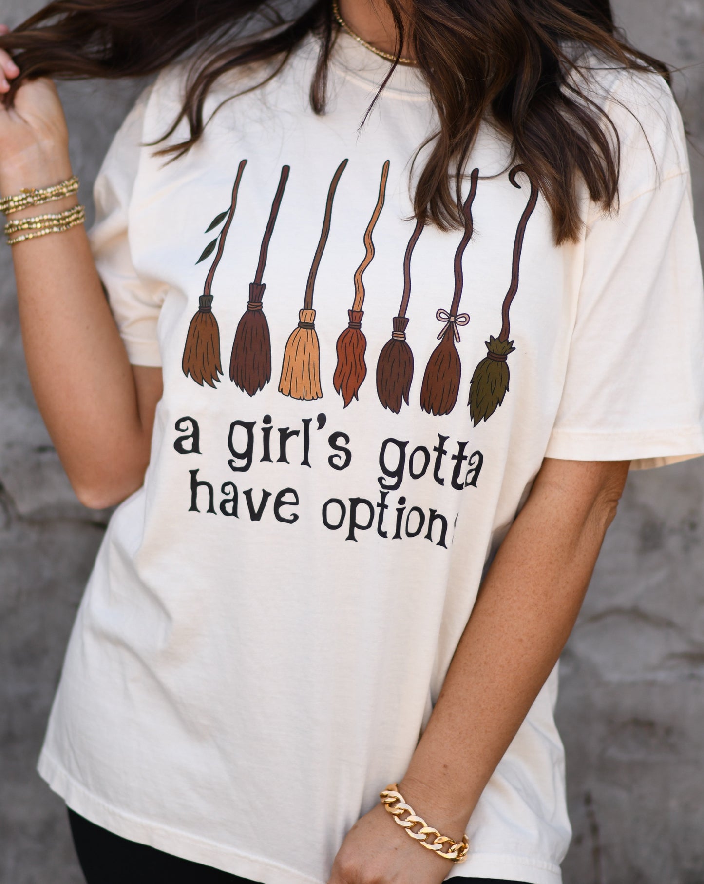 A Girls' Gotta Have Options Tee / Long Sleeve Tee