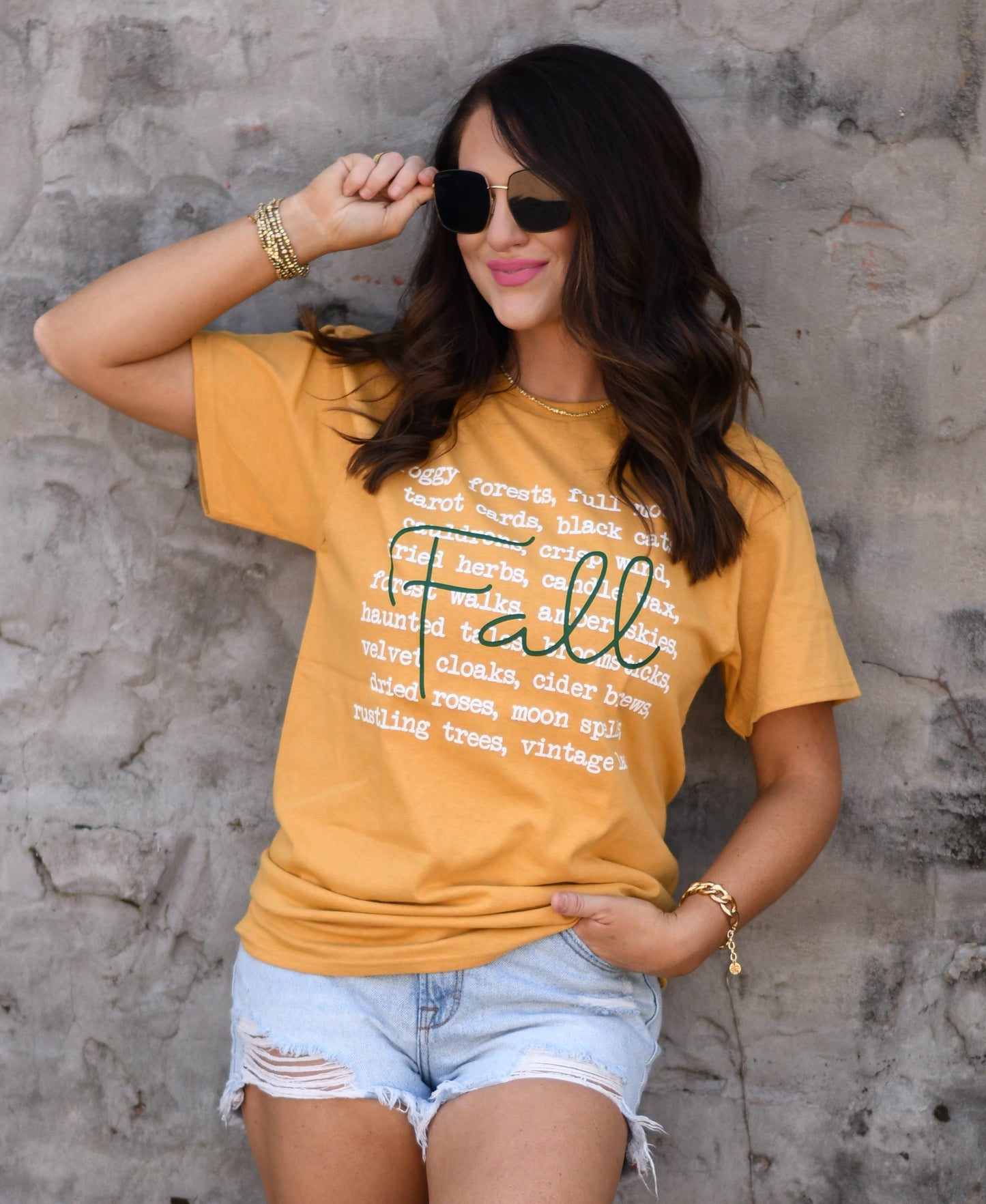 Fall Words Delta Tee