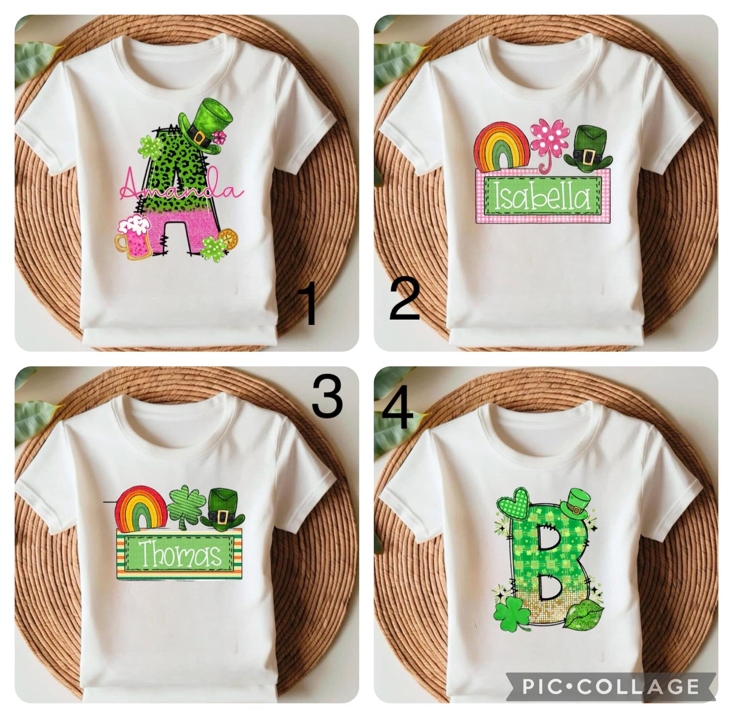 DTF Customized St Patricks Day Collection Tees - WS