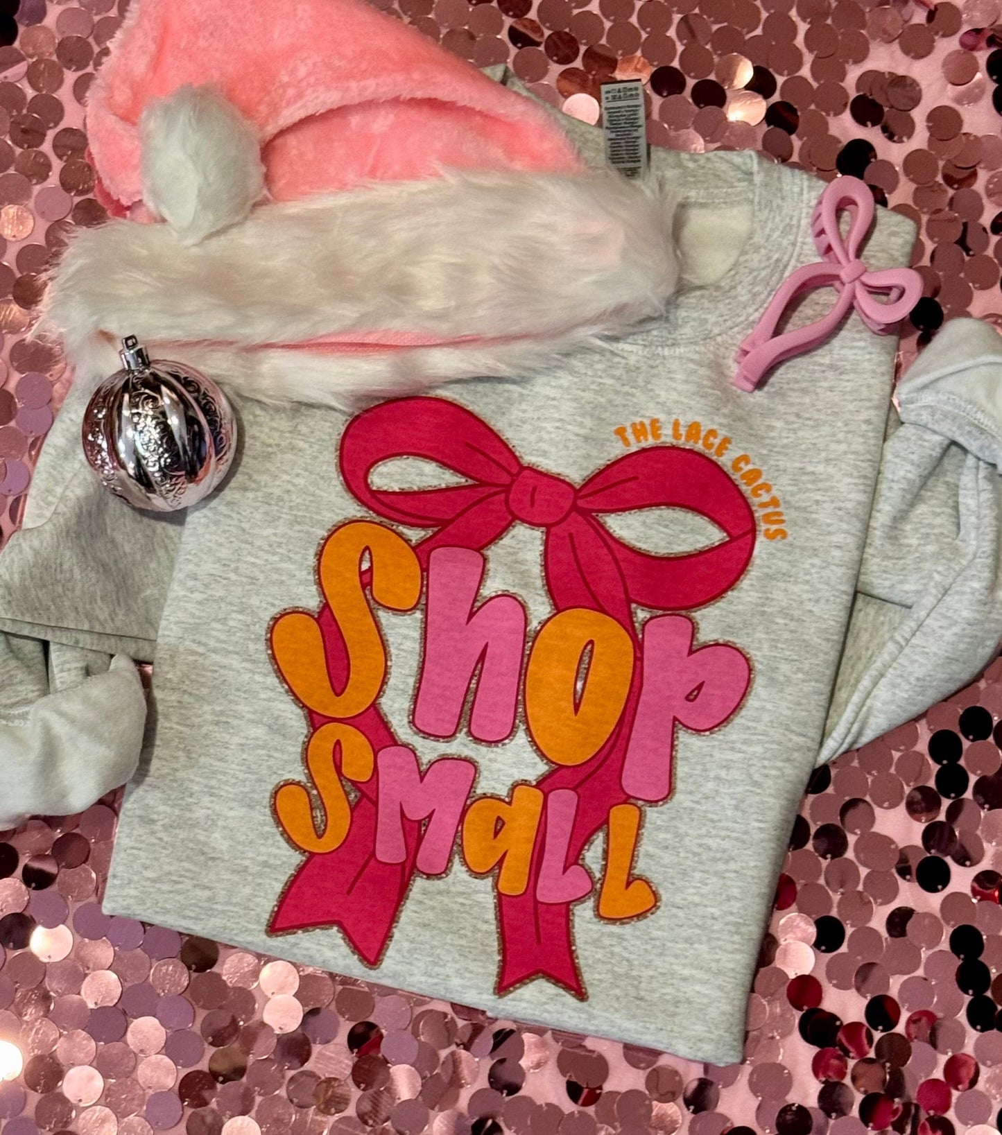 Custom Shop Small Bow Sweatshirt / Tee