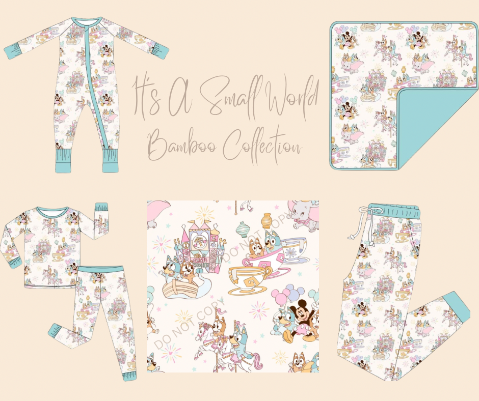 It’s A Small World Bamboo Collection READY TO SHIP ON JUNE 1st