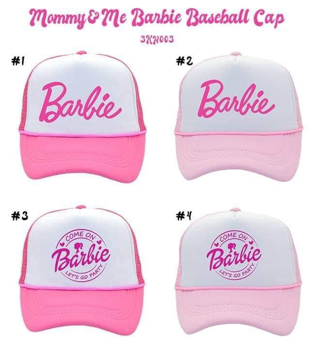 Barbie baseball caps