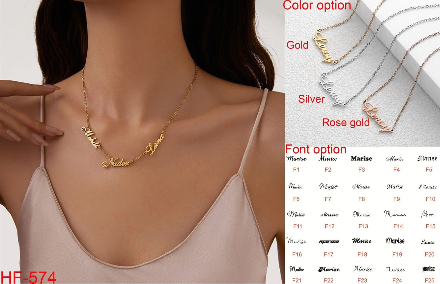 Personalized Name Necklace - WS