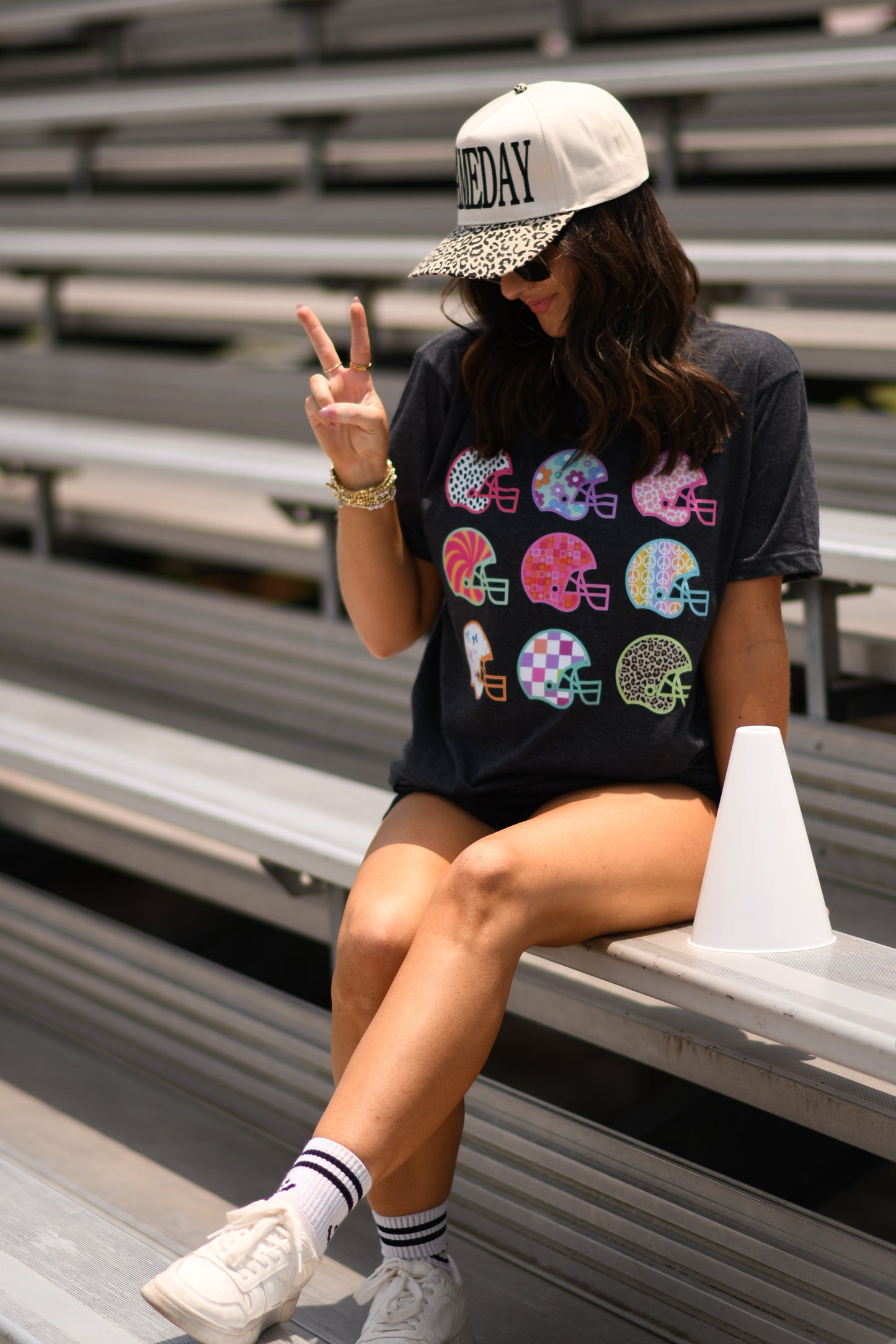 **SALE** RTS Neon Funky Helmets Tee