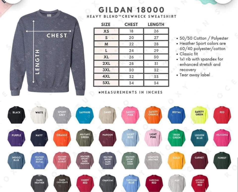 Puff Name sweatshirts (no glitter backing) - WS