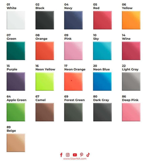 puff transfers- single color