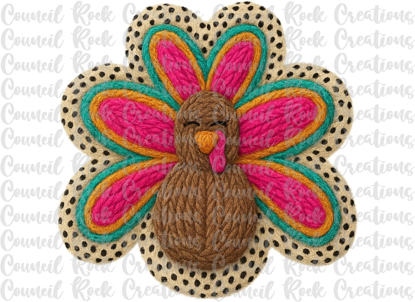 Faux Crochet santa - WS