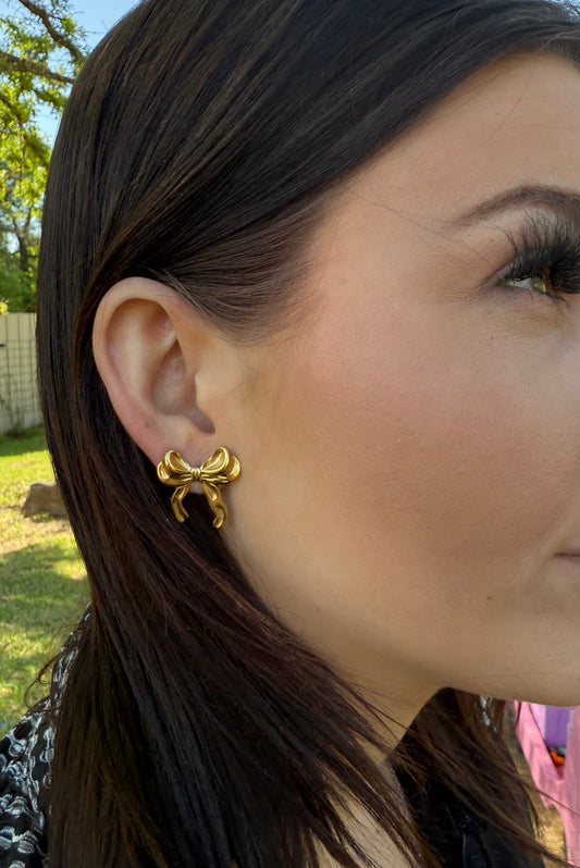 RTS Chunky Bow Earrings