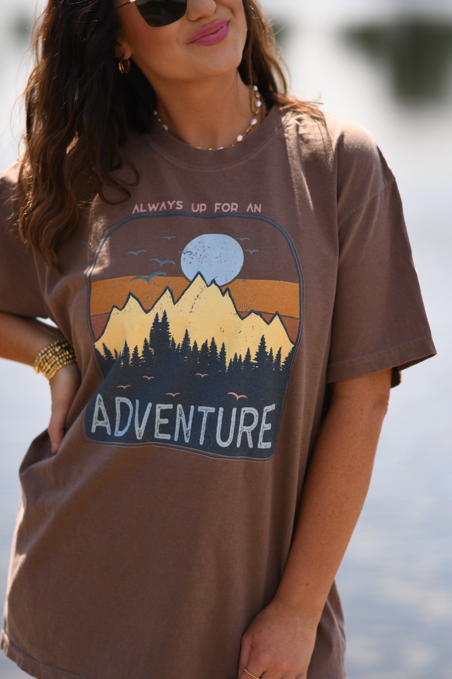 Always Up For An Adventure Tee