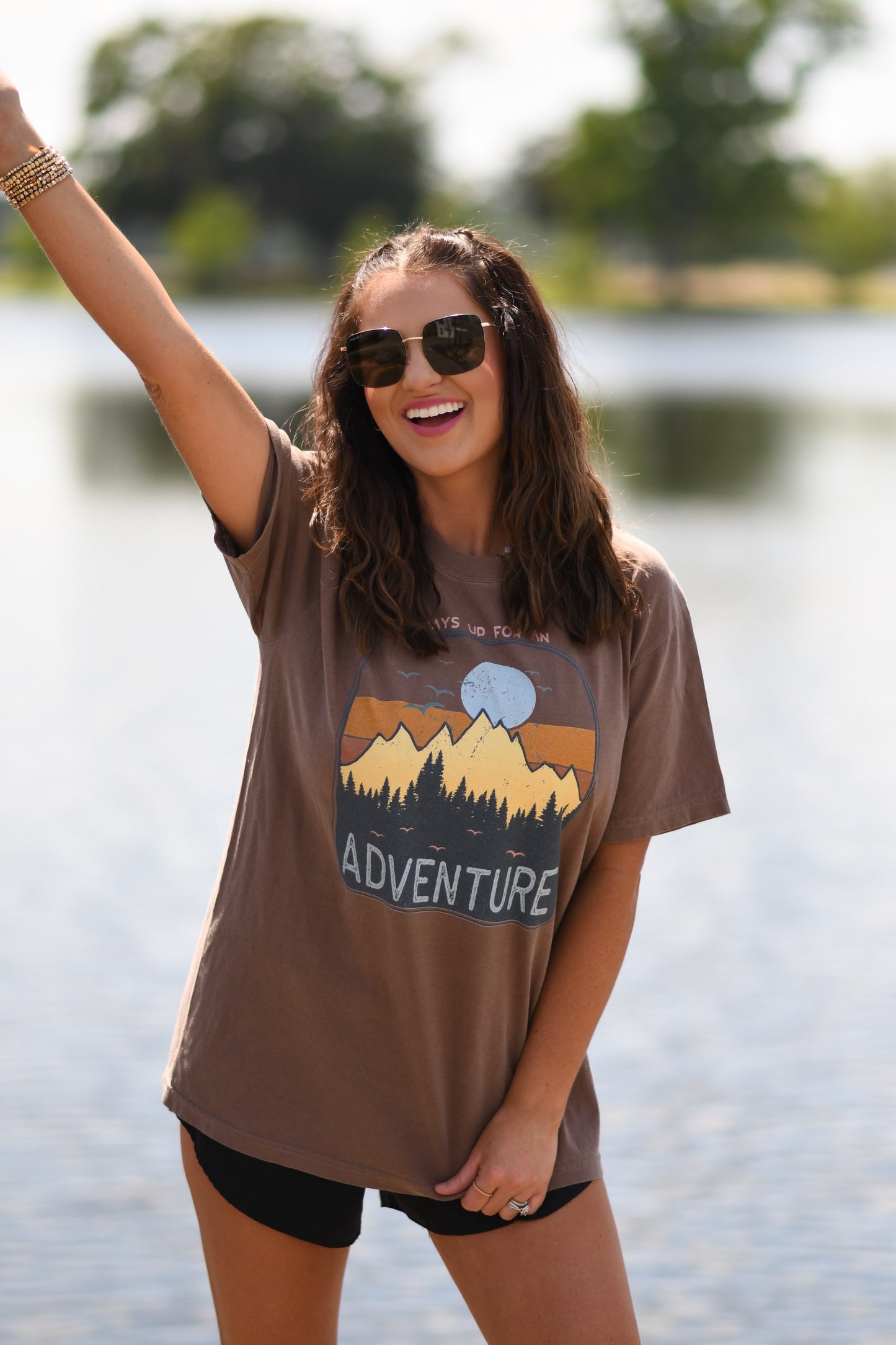 Always Up For An Adventure Tee