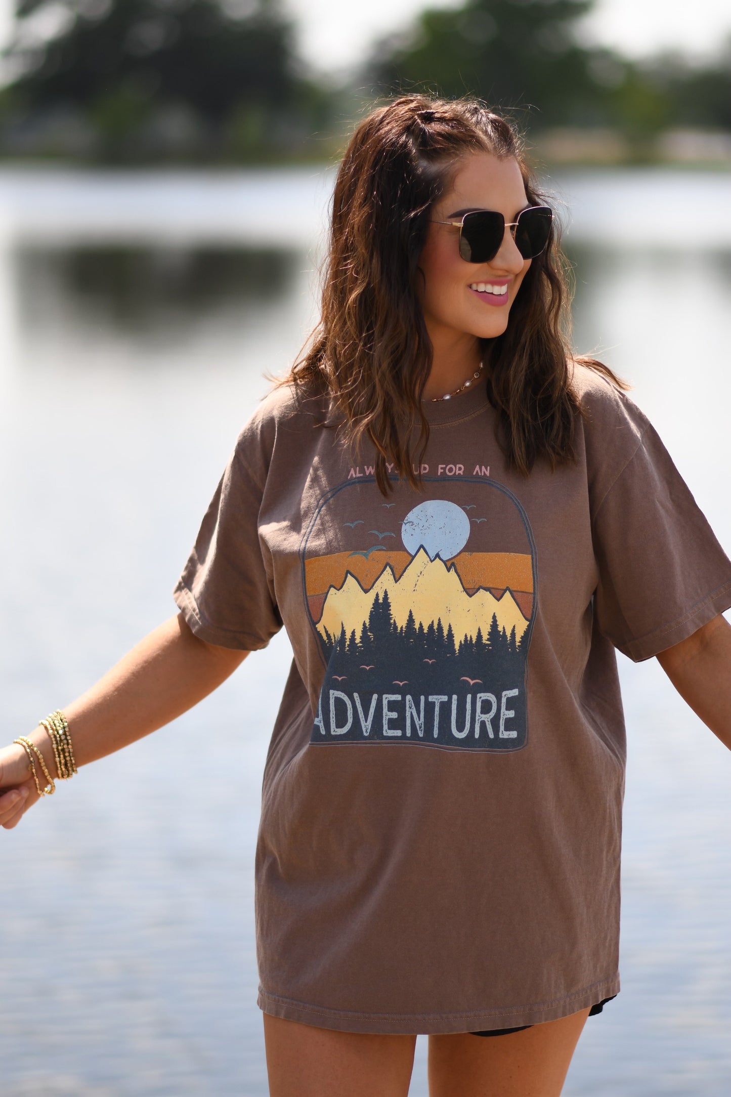 Always Up For An Adventure Tee