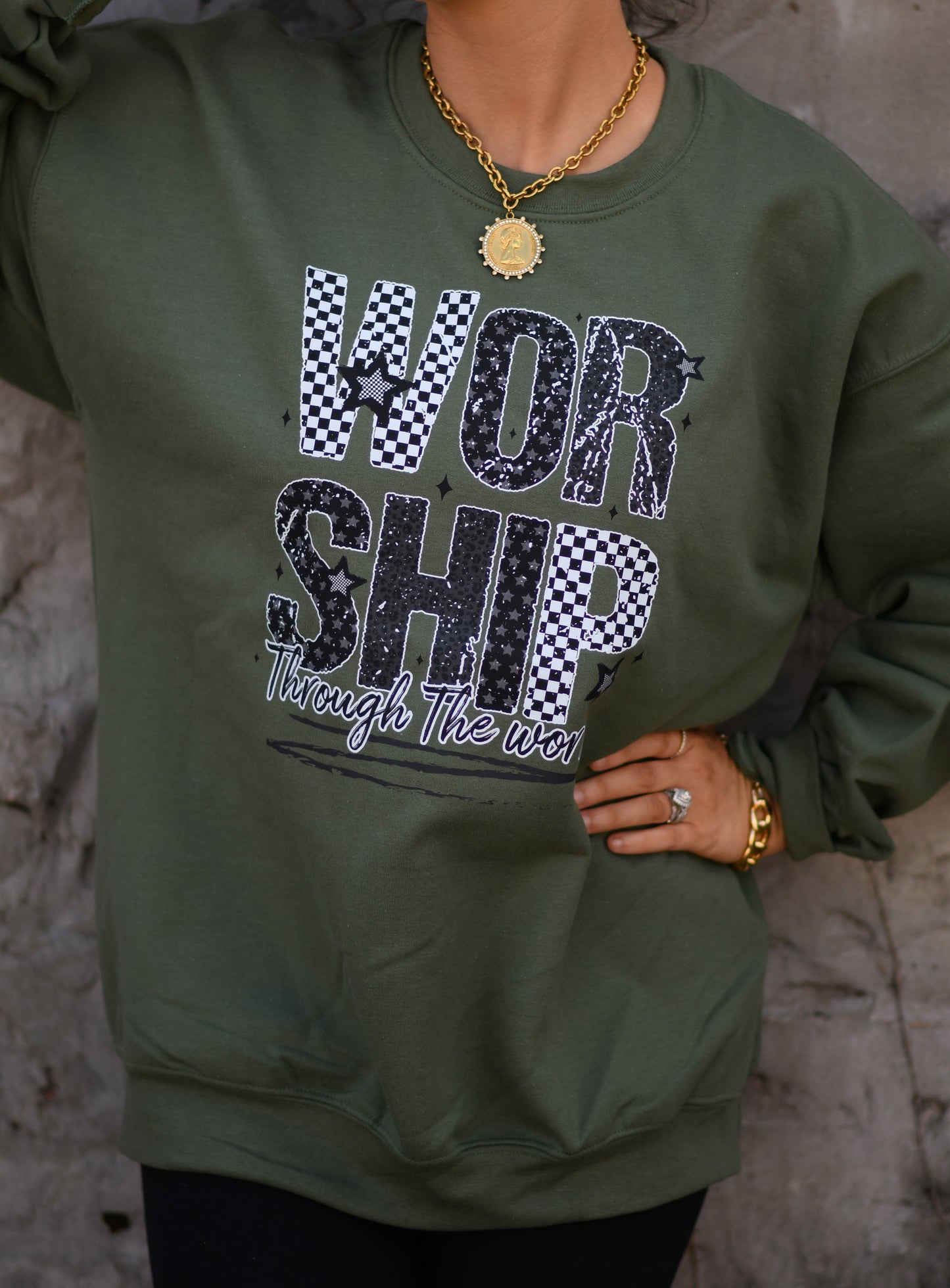 Worship Through The Worry Sweatshirt