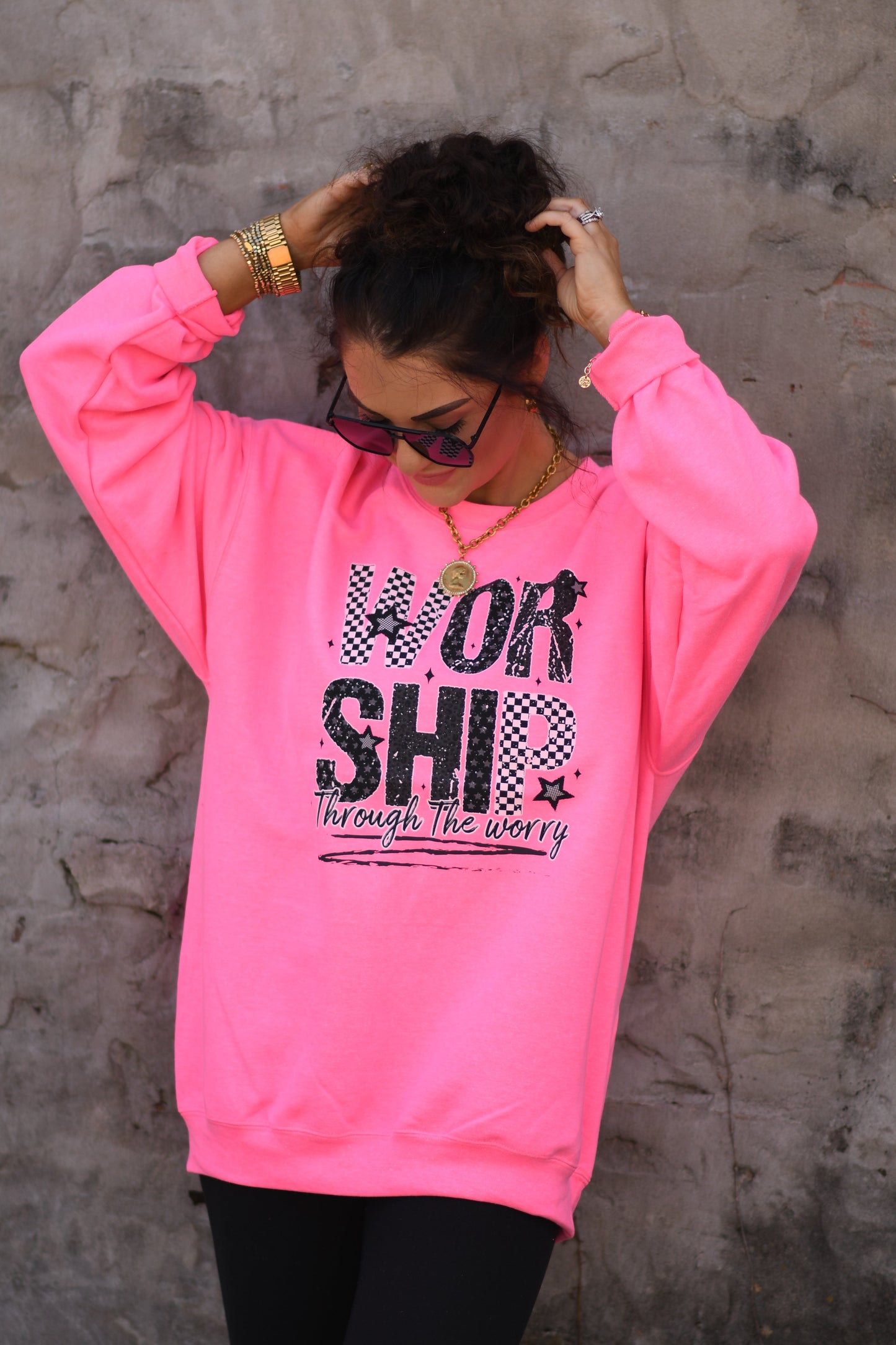 Worship Through The Worry Sweatshirt