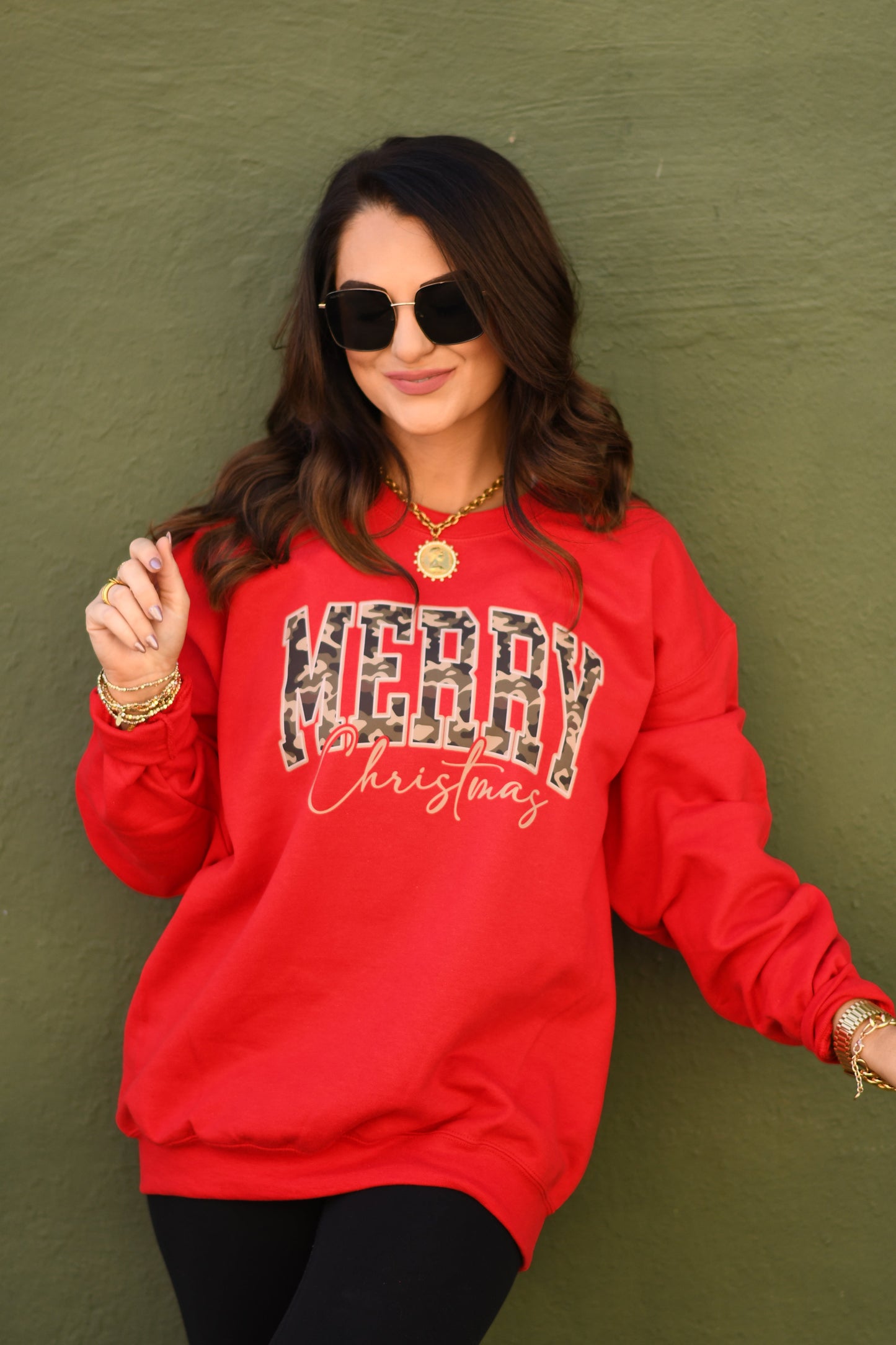 Merry Christmas Camo Tee / Sweatshirt