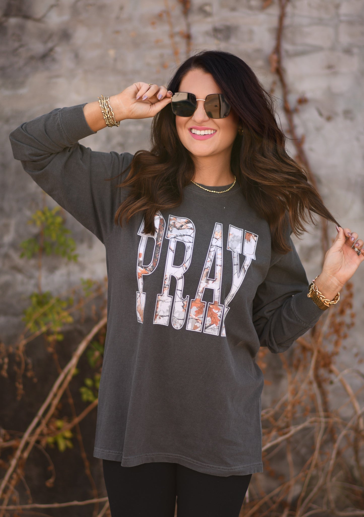 Camo Pray Tee / Long Sleeve