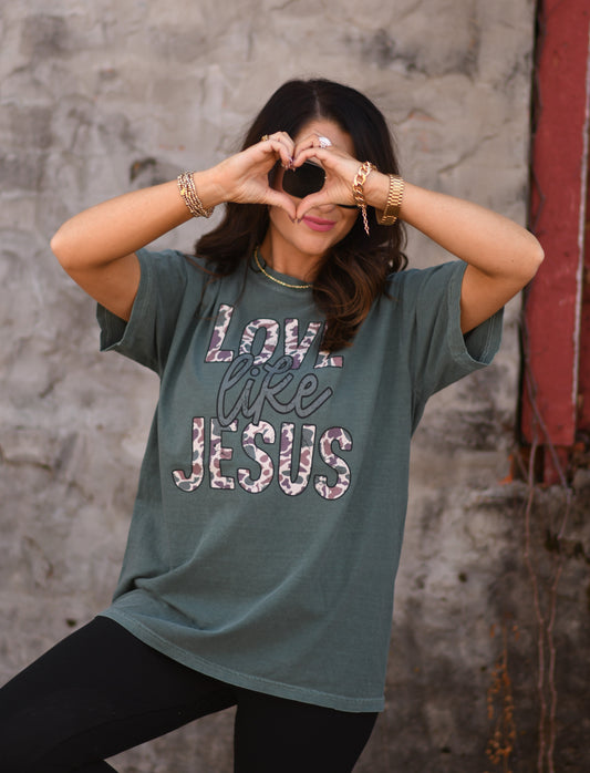Love Like Jesus Camo Tee / Long Sleeve
