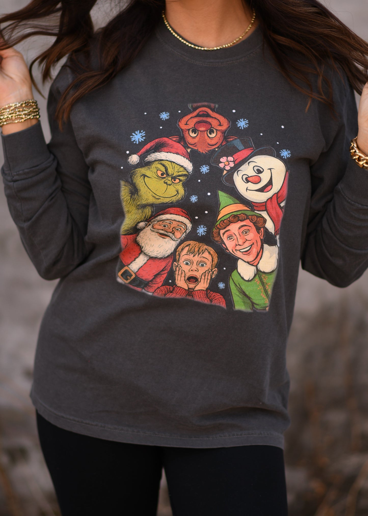 Peeking Christmas Cast Tee / Sweatshirt