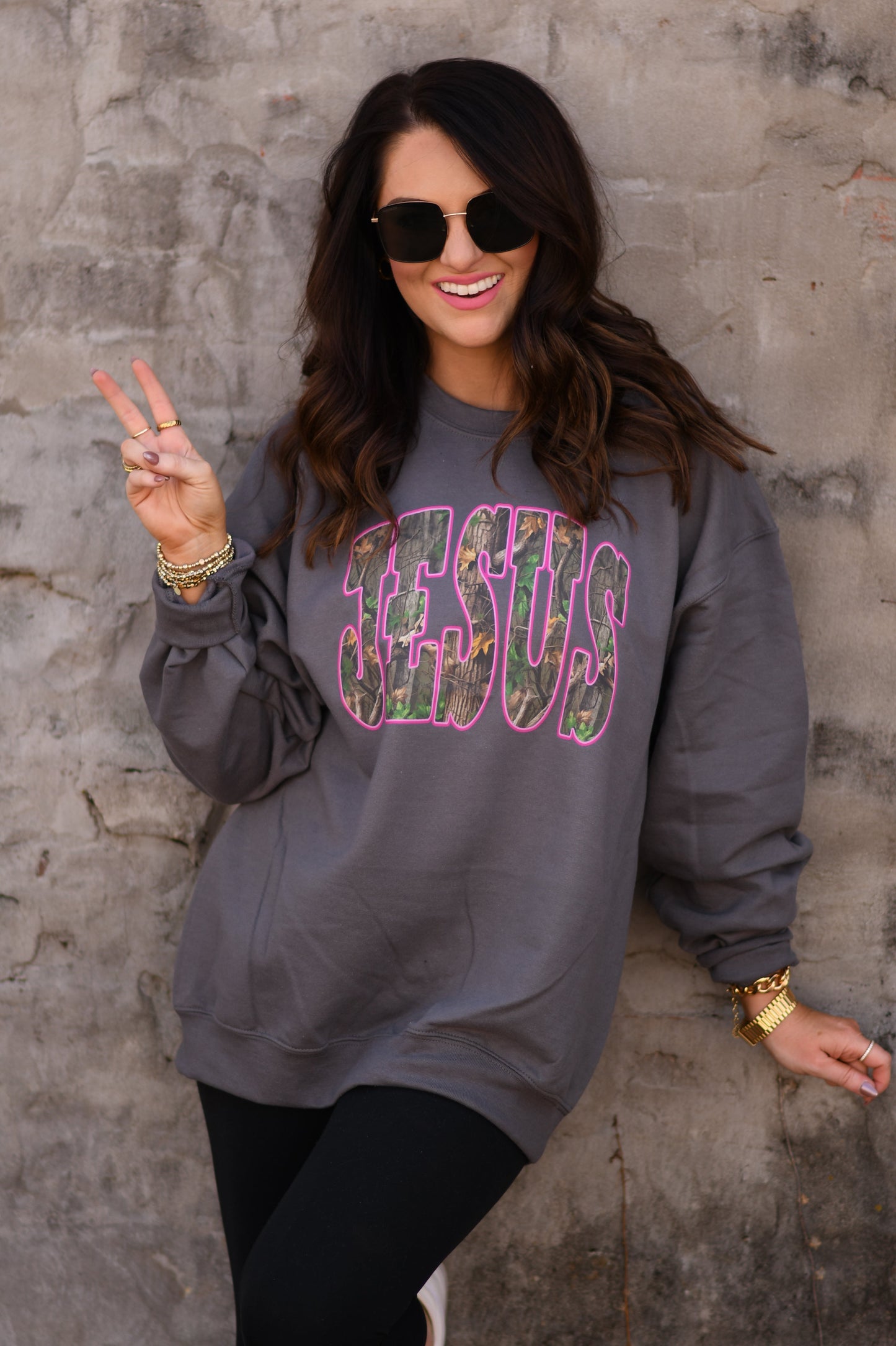 Jesus Camo Tee / Sweatshirt