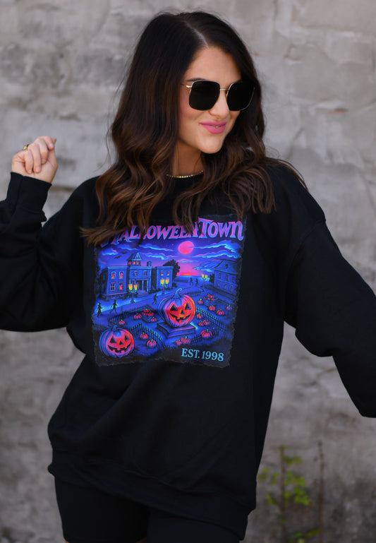 Halloweentown Neon Sweatshirt