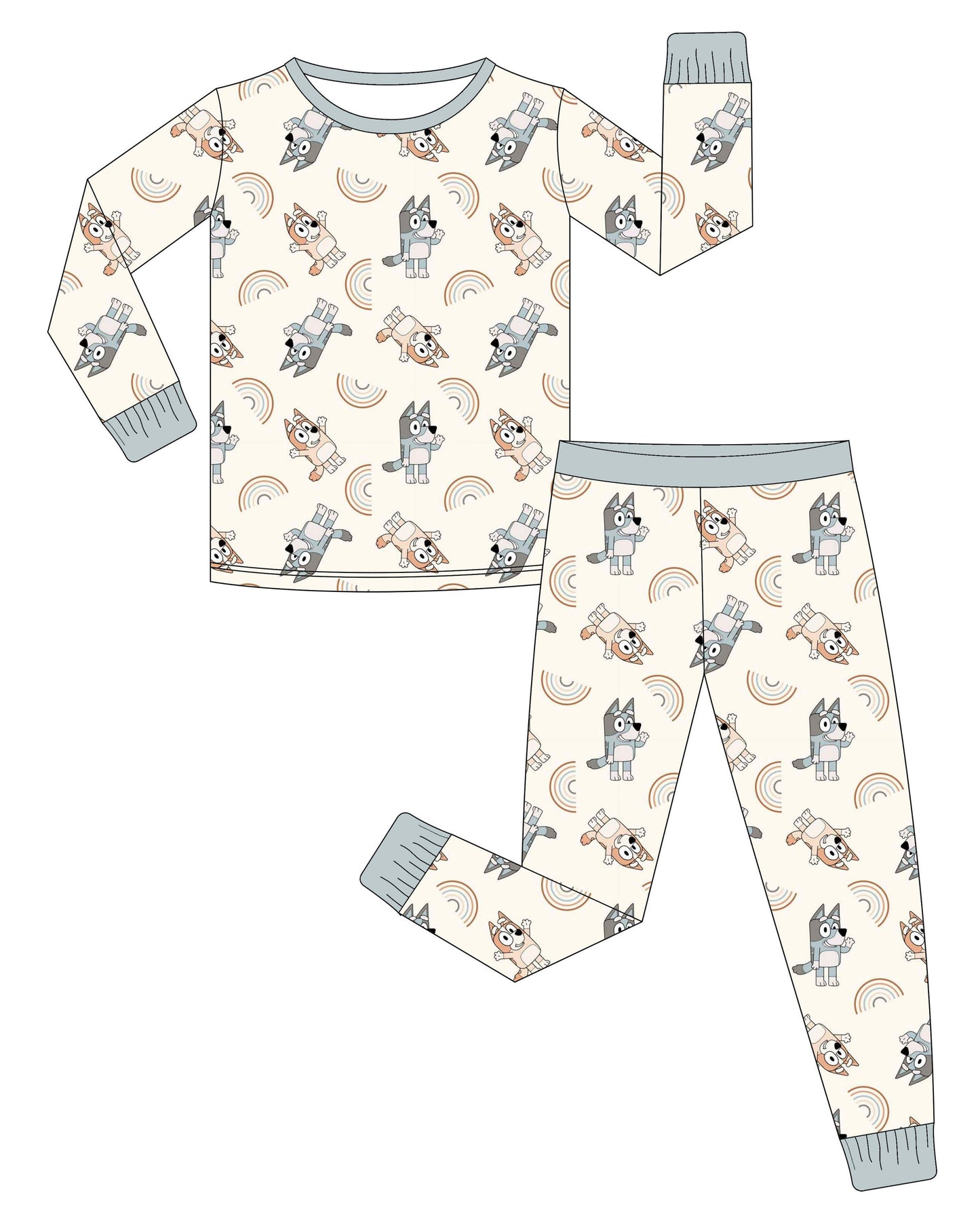 Neutral Rainbows Bamboo Collection