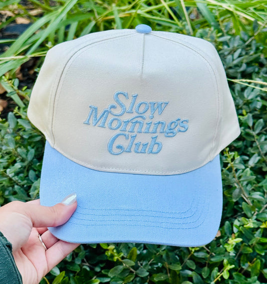 Slow Mornings Club Hat