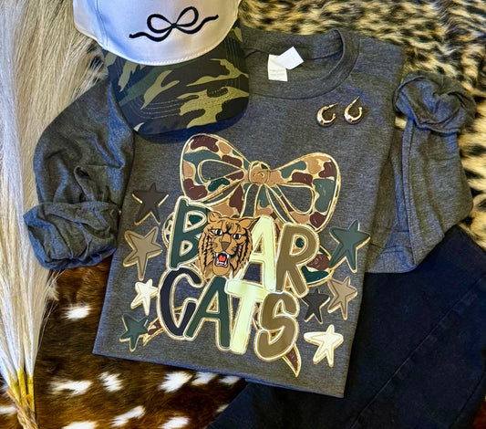 Bearcats Camo Bow Tee / Long Sleeve