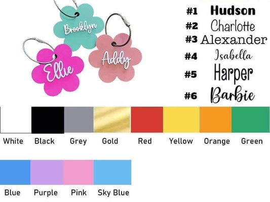 Flower Name Tags - WS