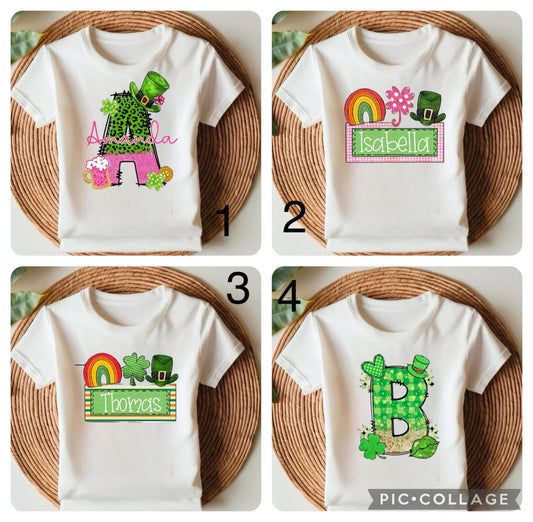 DTF Customized St Patricks Day Collection Tees - WS