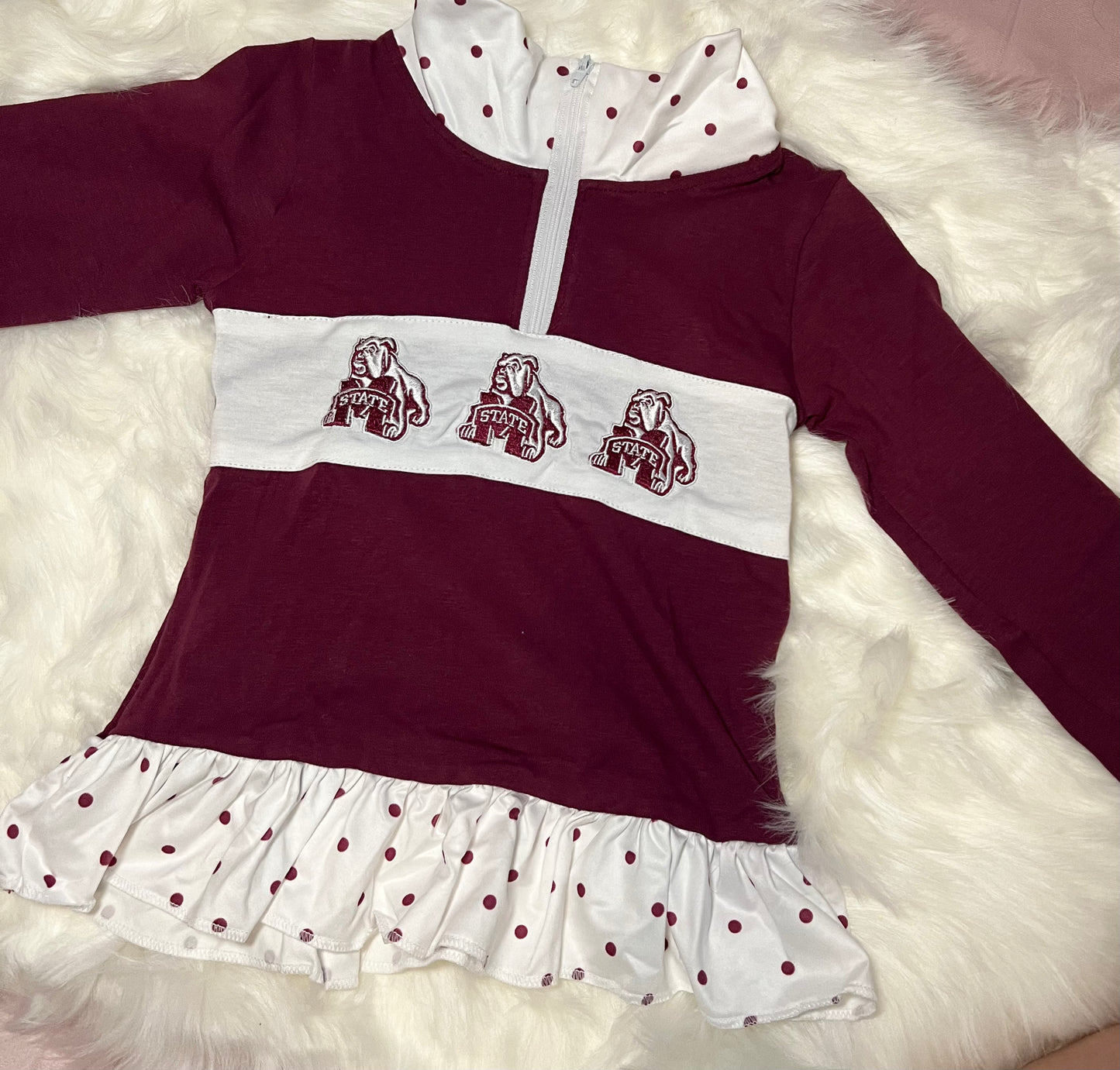 RTS boys & girls M State embroidered pullover