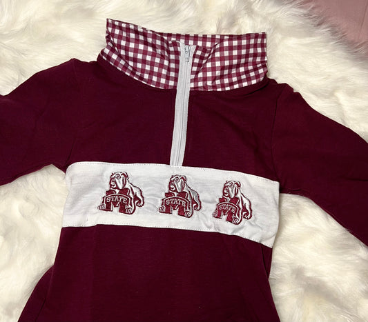 RTS boys & girls M State embroidered pullover