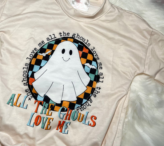 RTS Unisex All the Ghouls Love Me Romper