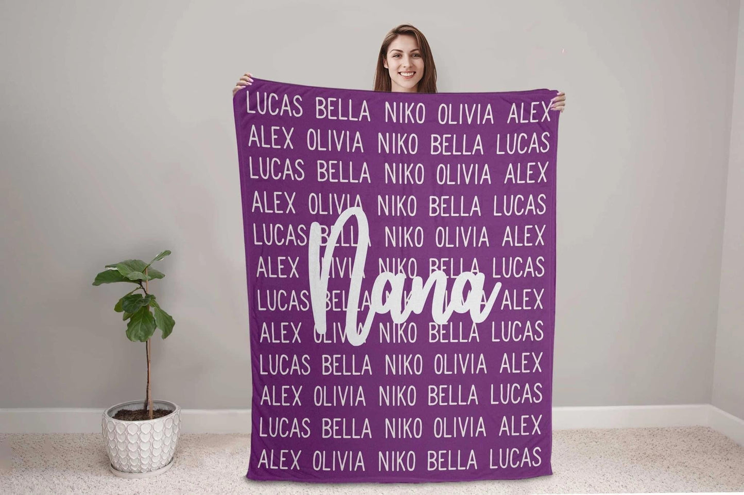 Custom Name Blankets - WS