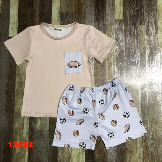 Boys football shorts set