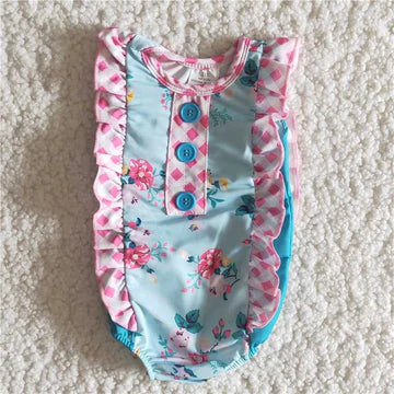 Girls Floral Bikini or One Piece Bathing Suit