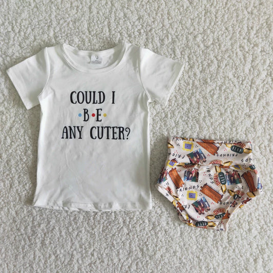Girls Friends Bummies Set