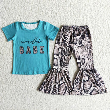 Girls Wild Babe Flare Set