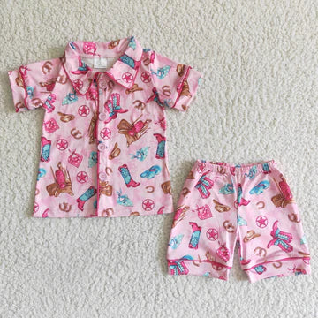 Girls Cowgirl Pajamas