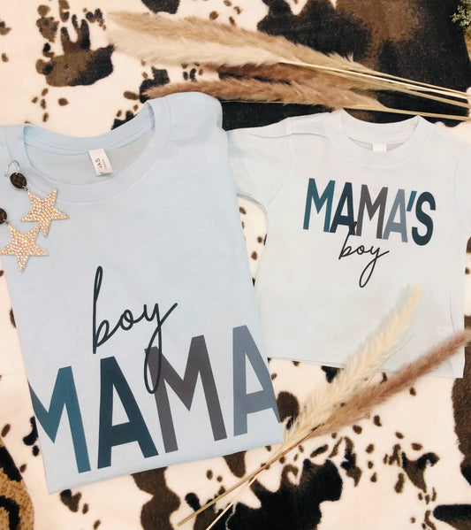 Boy Mama/ Mama's Boy Tee Set