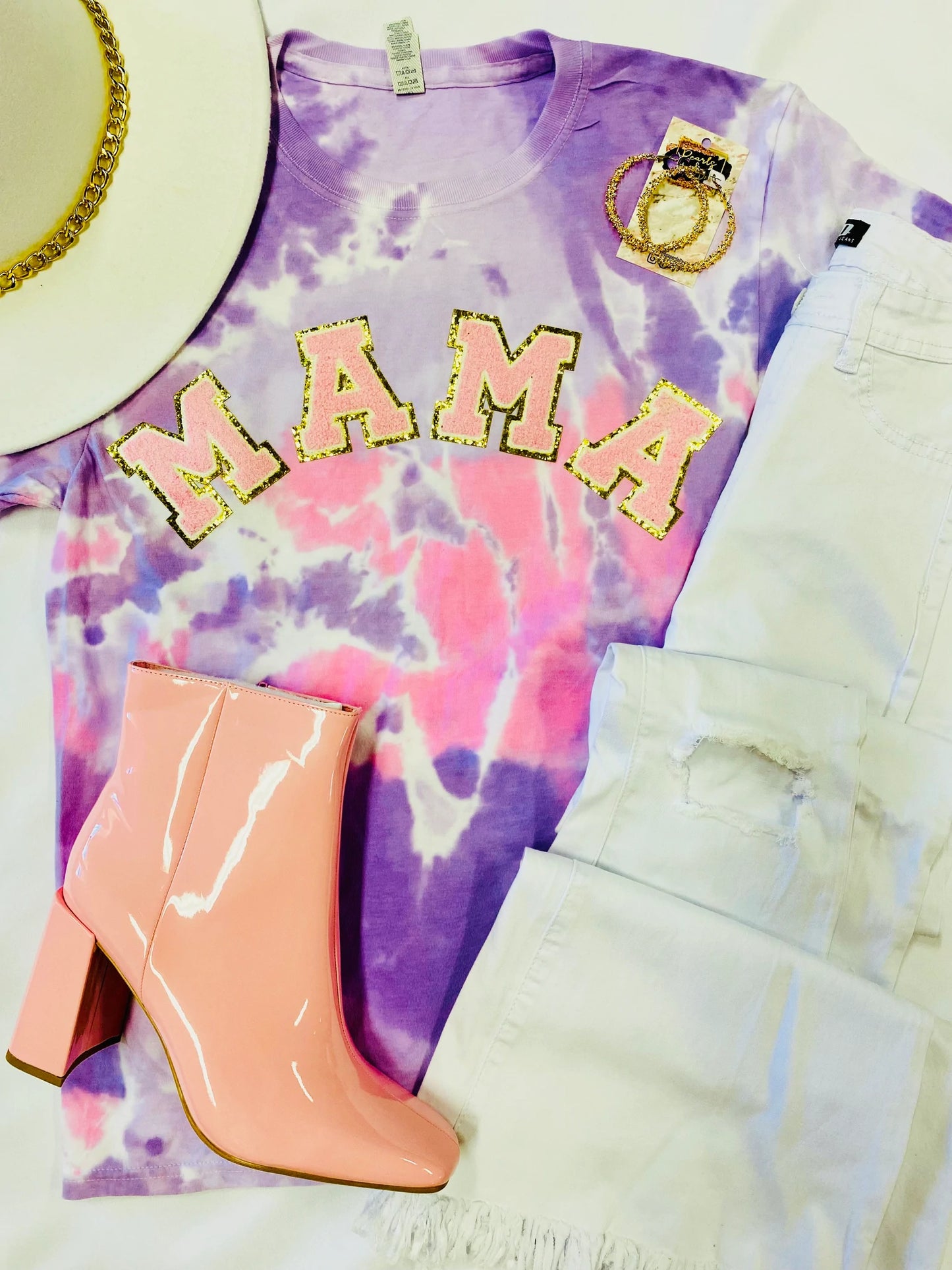 Mama Varsity Patch Tee
