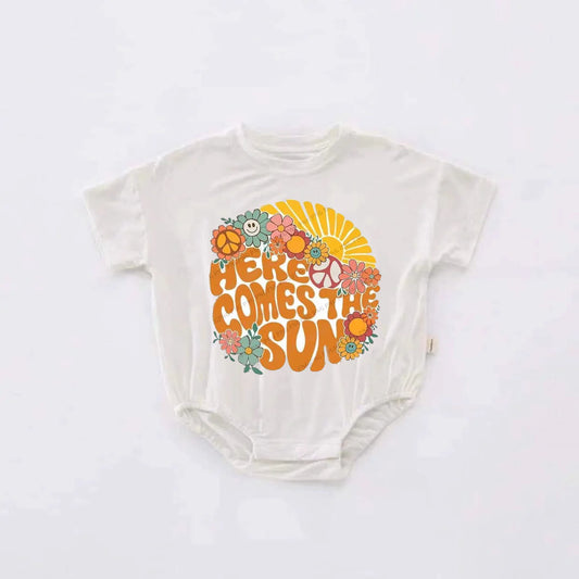 Girls Here Comes the Sun Tee Romper